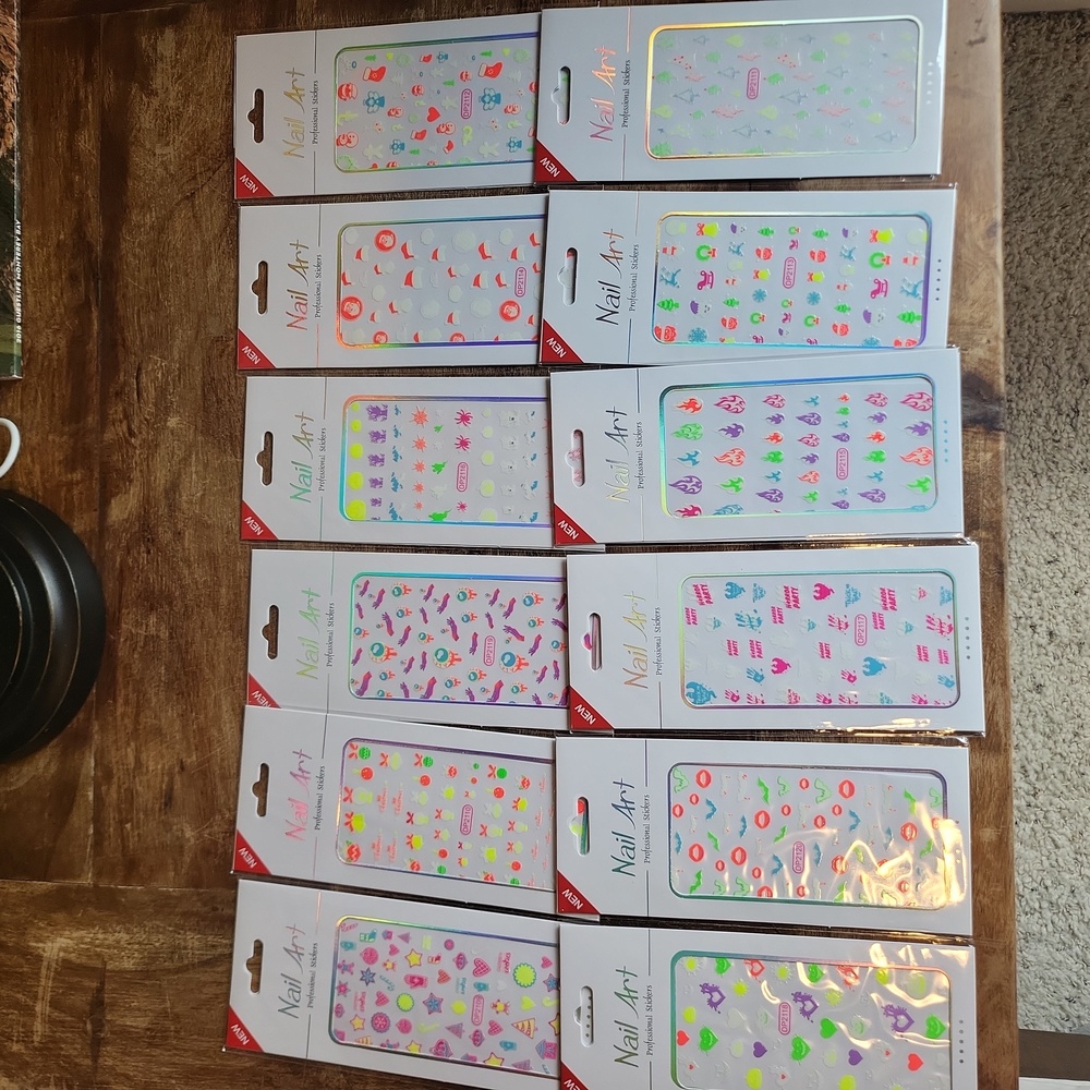 Neon Nail Stickers - XMas & Halloween